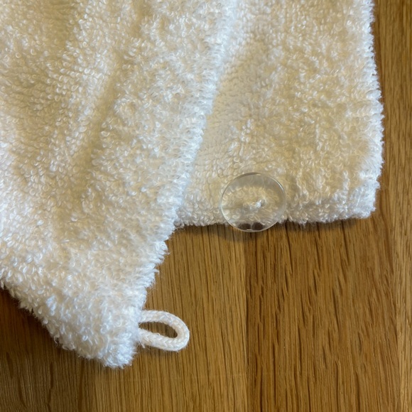 ❤️ 3 for $35 | kode | Turkish Cotton Hair Wrap | White - Picture 5 of 7